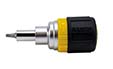 KLE-32594                      RATCHETING STUBBY SCREWDRIVER W/SQUARE RECES